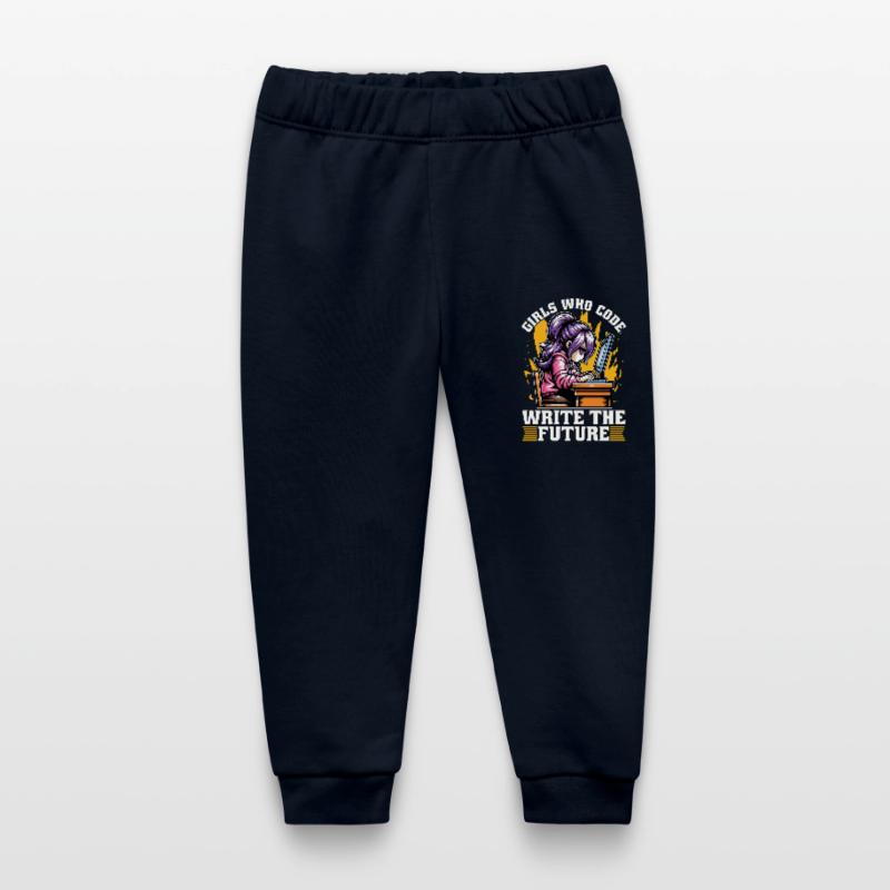 Coder Girls Who Code Write The Future Developer Baby Organic Jogginghose Baby Tumbler von Stanley/Stella