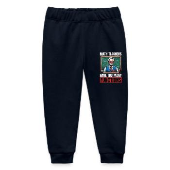 Mathematician Math Teachers Have Too Mathematical - Baby Organic Sweatpants by Stanley/Stella - navy - Front