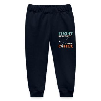 Flight Instructor Before Aviation Coffee Lover - Baby Organic Jogginghose Baby Tumbler von Stanley/Stella - Navy - Vorne
