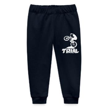 Bike Trial - bicycle - Baby Organic Sweatpants by Stanley/Stella - navy - Front