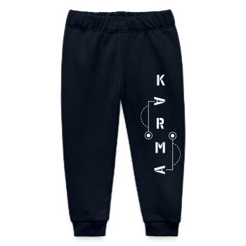 Karma - Baby Organic Sweatpants by Stanley/Stella - navy - Front