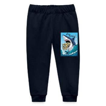 Stay Hungry - Die Vision zum Reichtum - Baby Organic Jogginghose Baby Tumbler von Stanley/Stella - Navy - Vorne