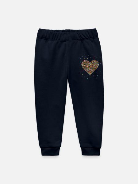 Konfetti Herz - Baby Organic Jogginghose Baby Tumbler von Stanley/Stella - Navy