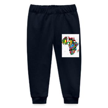 Mein Afrika - Baby Organic Jogginghose Baby Tumbler von Stanley/Stella - Navy - Vorne