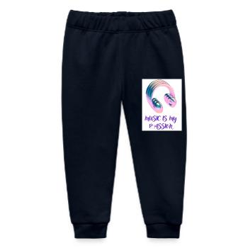 Music/Lifestyle/Headphones - Baby Organic Jogginghose Baby Tumbler von Stanley/Stella - Navy - Vorne