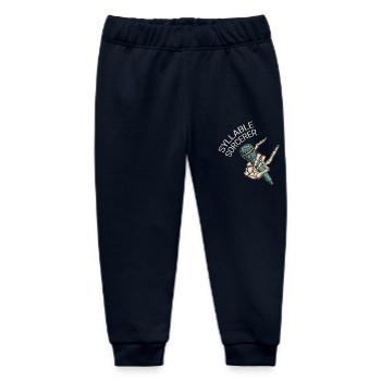 Syllable Magician Poetry Slam - Baby Organic Sweatpants by Stanley/Stella - navy - Front