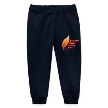 Poetry Slam Metaphor Magic Slam Poetry - Baby Organic Sweatpants by Stanley/Stella - navy - Front