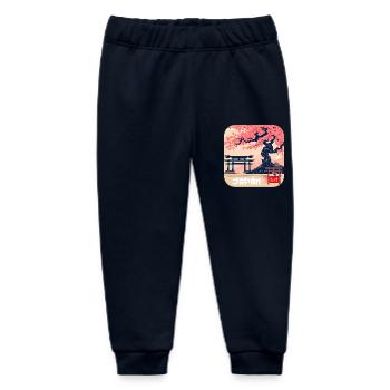 Japan Kultur Tempel Urlaub - Baby Organic Jogginghose Baby Tumbler von Stanley/Stella - Navy - Vorne