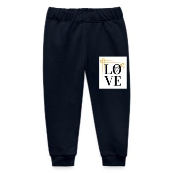 Love yourself - Baby Organic Sweatpants by Stanley/Stella - navy - Front