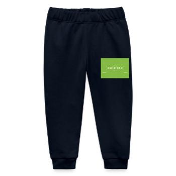 FREISTOSS - Fußball Statement - Baby Organic Jogginghose Baby Tumbler von Stanley/Stella - Navy - Vorne