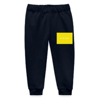 GELBE KARTE Fußballspiel Statement - Baby Organic Jogginghose Baby Tumbler von Stanley/Stella - Navy - Vorne