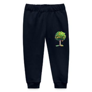 Saftiger Orangenbaum In Vollblüte - Baby Organic Jogginghose Baby Tumbler von Stanley/Stella - Navy - Vorne