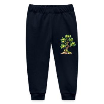 Lemon Tree, Natural Idyll, Refreshment - Baby Organic Sweatpants by Stanley/Stella - navy - Front