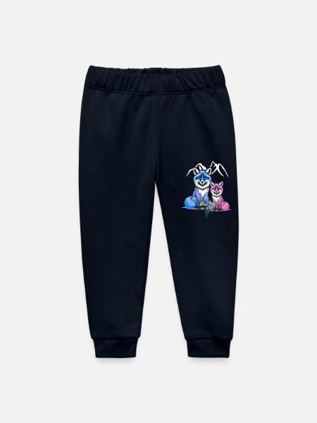 Fuchs Füchse Kind Kinder - Baby Organic Jogginghose Baby Tumbler von Stanley/Stella - Navy