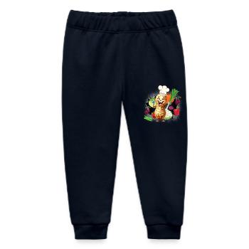 Cook Cooks Vegetables Kitchen - Baby Organic Sweatpants by Stanley/Stella - navy - Front