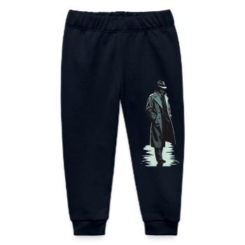 RÄTSELLÖSER - Baby Organic Jogginghose Baby Tumbler von Stanley/Stella - Navy - Vorne