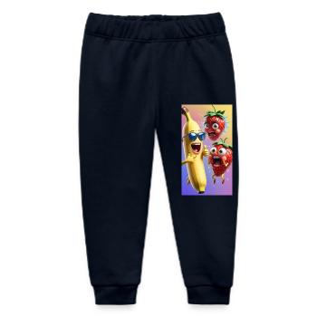 Berry Confusion - Baby Organic Sweatpants by Stanley/Stella - navy - Front
