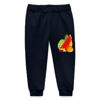 Obst Frucht exotisch Früchte - Baby Organic Jogginghose Baby Tumbler von Stanley/Stella - Navy - Vorne