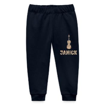 Viola Janick - Baby Organic Sweatpants by Stanley/Stella - navy - Front