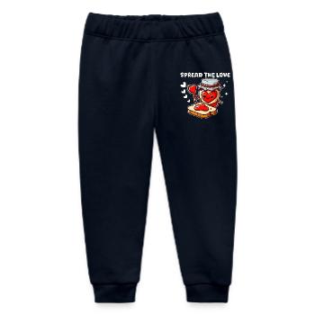 SPREAD THE LOVE - Baby Organic Sweatpants by Stanley/Stella - navy - Front