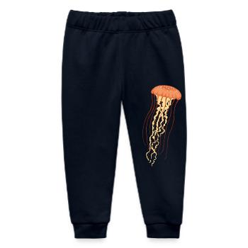 Jellyfish 2 - Baby Organic Sweatpants by Stanley/Stella - navy - Front