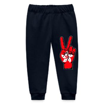 Hongkong Flagge Frieden Victory Symbol - Baby Organic Jogginghose Baby Tumbler von Stanley/Stella - Navy - Vorne