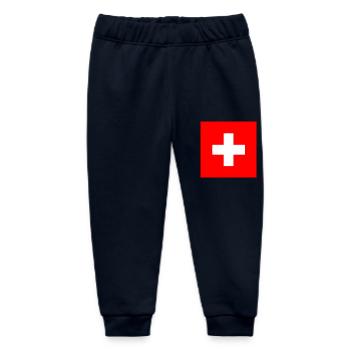 Schweiz - Baby Organic Jogginghose Baby Tumbler von Stanley/Stella - Navy - Vorne