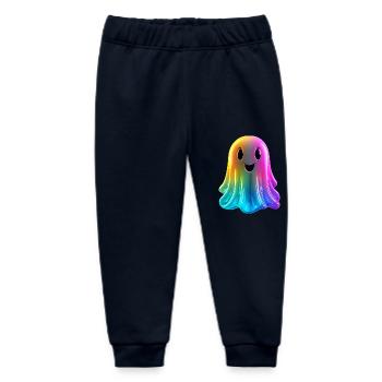 Bunter Geist - Baby Organic Jogginghose Baby Tumbler von Stanley/Stella - Navy - Vorne