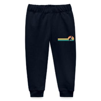 Border Collie - Baby Organic Sweatpants by Stanley/Stella - navy - Front
