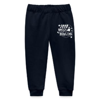 Bowling Grab your Balls - Baby Organic Jogginghose Baby Tumbler von Stanley/Stella - Navy - Vorne