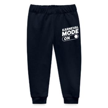 Karneval Mode On Fasching Fasnet - Baby Organic Sweatpants by Stanley/Stella - navy - Front