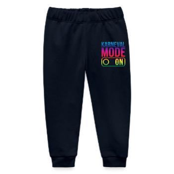 Karneval Mode On Fasching Fasnet - Baby Organic Sweatpants by Stanley/Stella - navy - Front