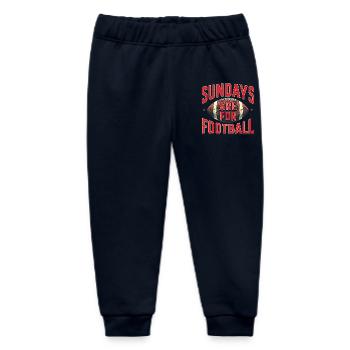 Sundays Are for Football American Football - Baby Organic Sweatpants by Stanley/Stella - navy - Front