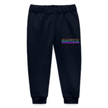 Markel RS Rainbow - Baby Organic Sweatpants by Stanley/Stella - navy - Front