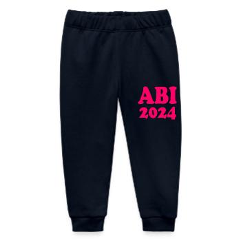 Abi 2024 - Baby Organic Jogginghose Baby Tumbler von Stanley/Stella - Navy - Vorne