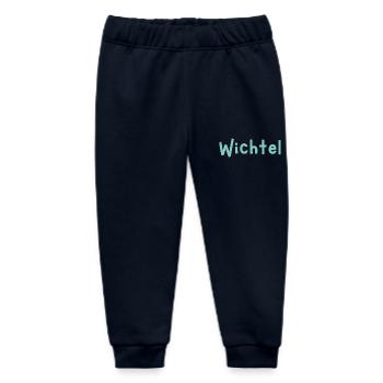 Wichtel blau - Baby Organic Jogginghose Baby Tumbler von Stanley/Stella - Navy - Vorne
