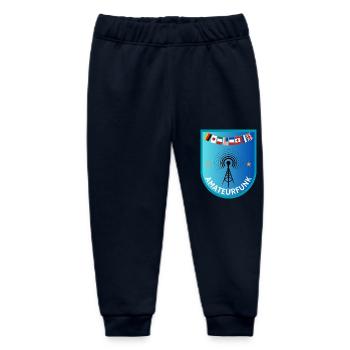 AMATEUR RADIO - Baby Organic Sweatpants by Stanley/Stella - navy - Front