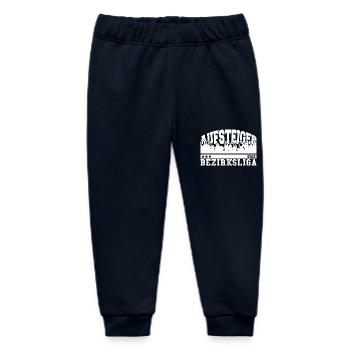 Aufsteiger 2025 Bezirksliga Aufstieg Fußball - Baby Organic Jogginghose Baby Tumbler von Stanley/Stella - Navy - Vorne