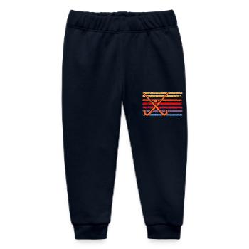 Field Hockey Players Field Hockey - Baby Organic Sweatpants by Stanley/Stella - navy - Front