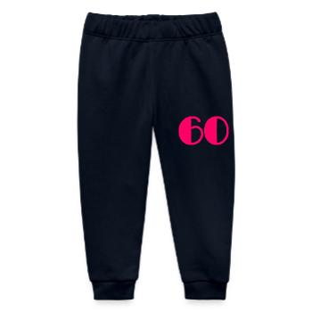 60 JAHRE. 60-JÄHRIGES JUBILÄUM. JUBILÄUM 60 JAHRE - Baby Organic Jogginghose Baby Tumbler von Stanley/Stella - Navy - Vorne