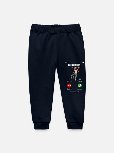 Bouldern is calling - Baby Organic Jogginghose Baby Tumbler von Stanley/Stella - Navy