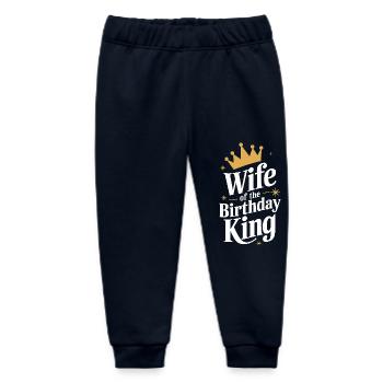 Frau Ehefrau Partnerin Familie Verheiratet - Baby Organic Jogginghose Baby Tumbler von Stanley/Stella - Navy - Vorne