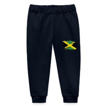 Jamaica flag used - Baby Organic Sweatpants by Stanley/Stella - navy - Front