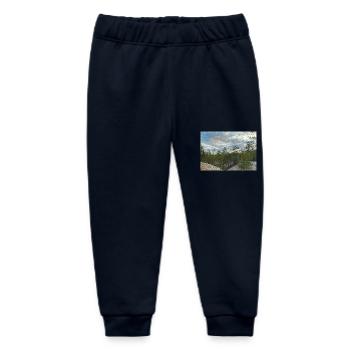 Blauer Himmel - Baby Organic Jogginghose Baby Tumbler von Stanley/Stella - Navy - Vorne