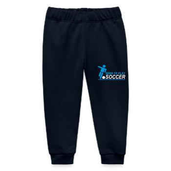 Soccer - Baby Organic Sweatpants by Stanley/Stella - navy - Front