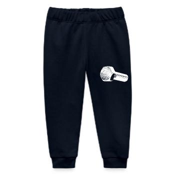 Workshop Screwdriver Screwdriver Papa Screw - Baby Organic Sweatpants by Stanley/Stella - navy - Front