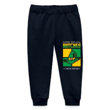 Witches - Baby Organic Sweatpants by Stanley/Stella - navy - Front
