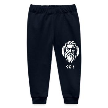 Odin weiss mit Runen - Baby Organic Jogginghose Baby Tumbler von Stanley/Stella - Navy - Vorne