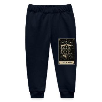 Tarot Datahoarding: The RAID Shield - Baby Organic Sweatpants by Stanley/Stella - navy - Front