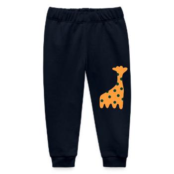 Süße orange Giraffe - Baby Organic Jogginghose Baby Tumbler von Stanley/Stella - Navy - Vorne